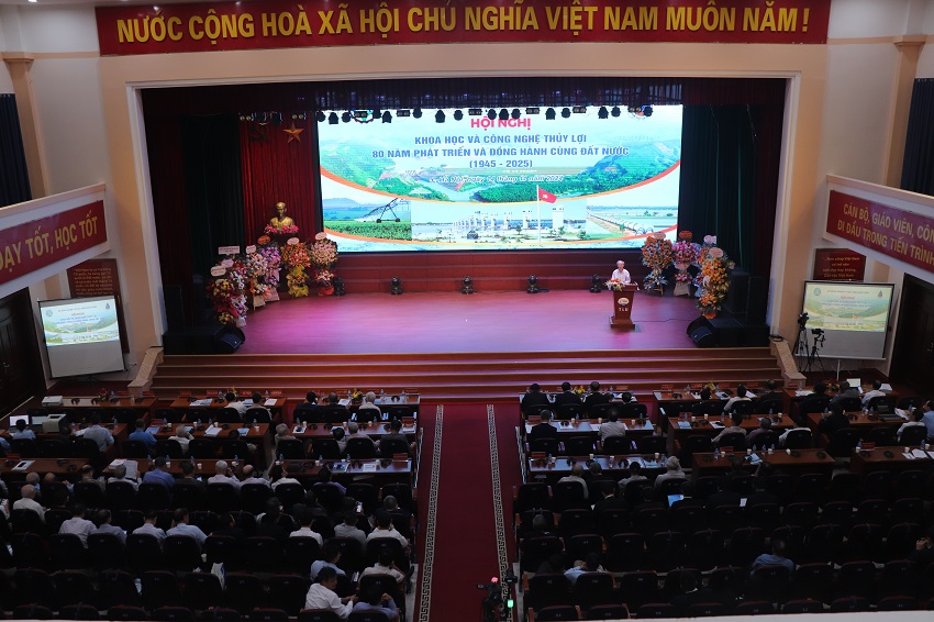 Hội nghị khoa học công nghệ thủy lợi: 80 năm phát triển và đồng hành cùng đất nước (1945-2025)