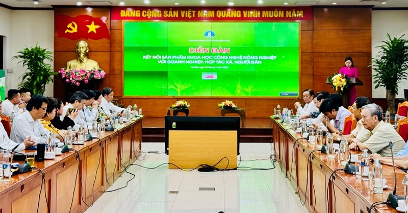 Diễn đàn kết nối các sản phẩm khoa học công nghệ ngành nông nghiệp với doanh nghiệp, hợp tác xã, người dân