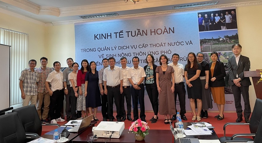 Seminar về Kinh tế tuần hoàn trong quản lý dịch vụ cấp thoát nước và vệ sinh nông thôn ứng phó với biến đổi khí hậu và tiếp cận bao trùm