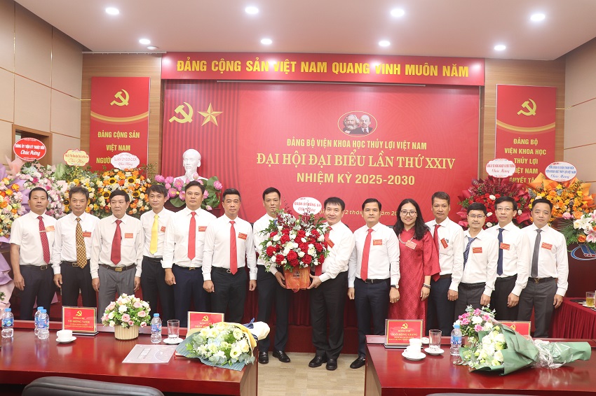 Đại hội Đại biểu Đảng bộ Viện Khoa học Thủy lợi Việt Nam lần thứ XXIV, nhiệm kỳ 2025 - 2030