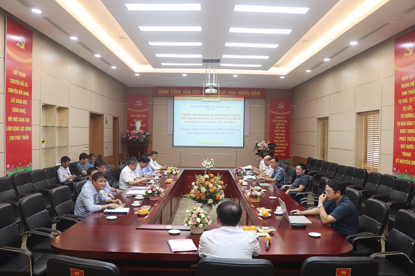 Họp Hội đồng tư vấn tự đánh giá kết quả khoa học công nghệ đề tài cấp Quốc gia. Mã số: ĐTĐL.CN-84/21