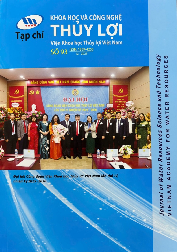 Tạp chí Khoa học và Công nghệ Thủy lợi số 93 năm 2025
