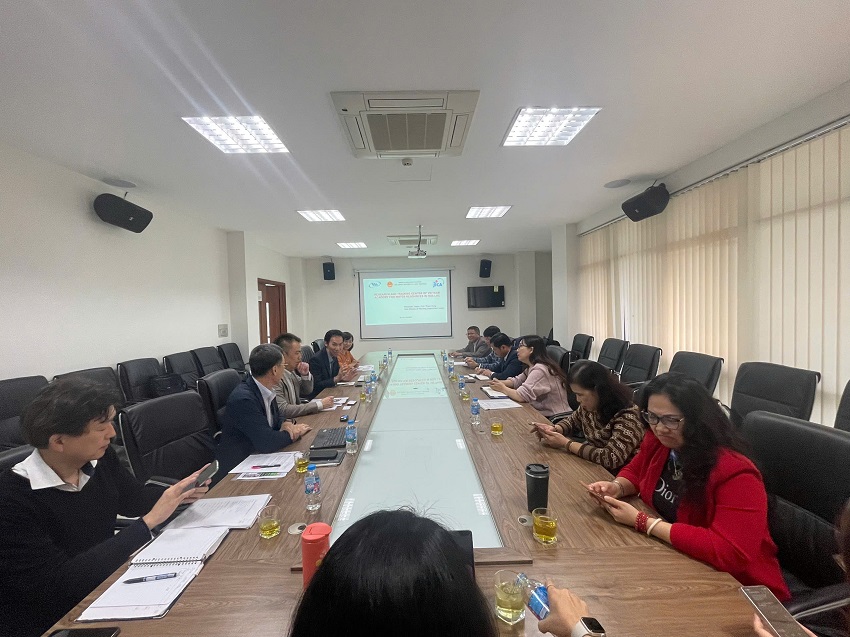 Viện Khoa học Thủy lợi Việt Nam tiếp và làm việc với Đoàn công tác JICA Nhật Bản