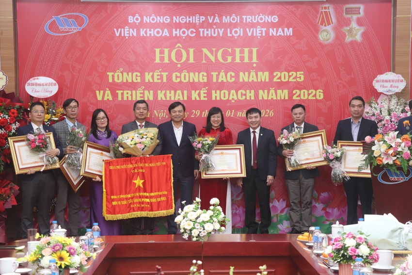 Khẳng định vai trò nòng cốt trong nghiên cứu thủy lợi và phòng chống thiên tai