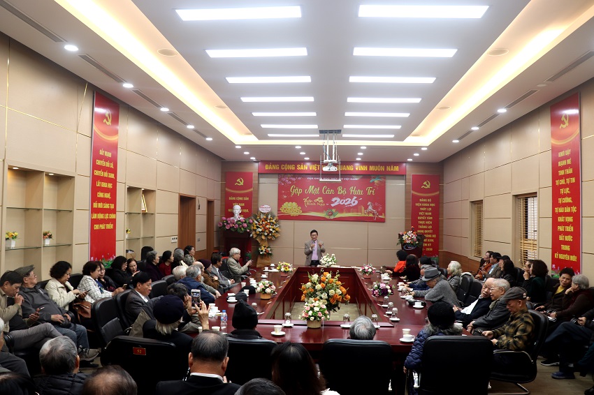 Viện Khoa học Thủy lợi Việt Nam gặp mặt cán bộ hưu trí nhân dịp Xuân Bính Ngọ 2026