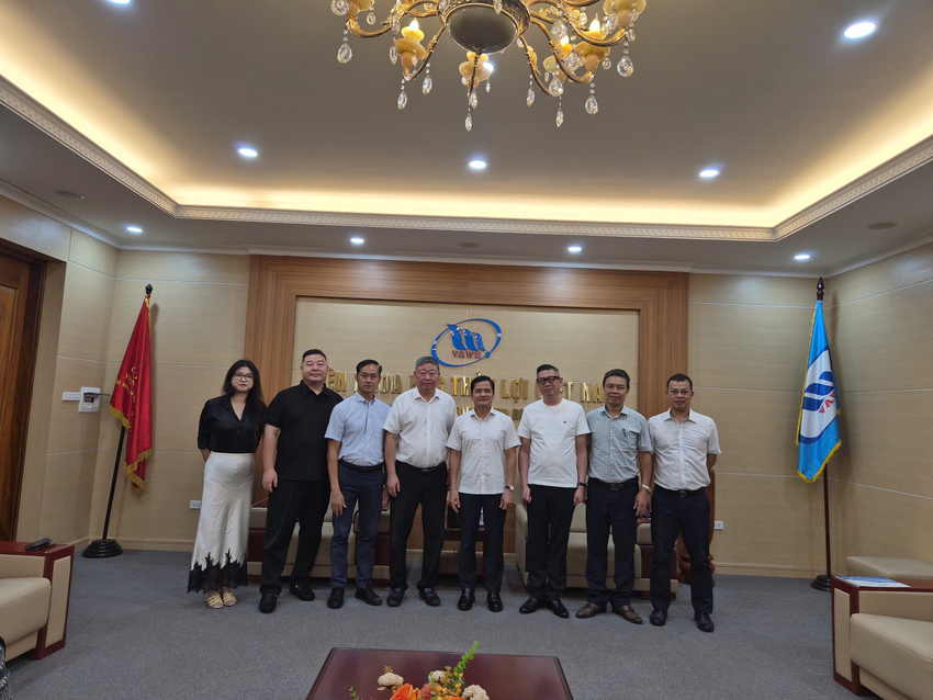 Viện Khoa học Thủy lợi Việt Nam tiếp và làm việc với Hiệp hội Công nghiệp An ninh và Công nghệ tỉnh Chiết Giang - Trung Quốc