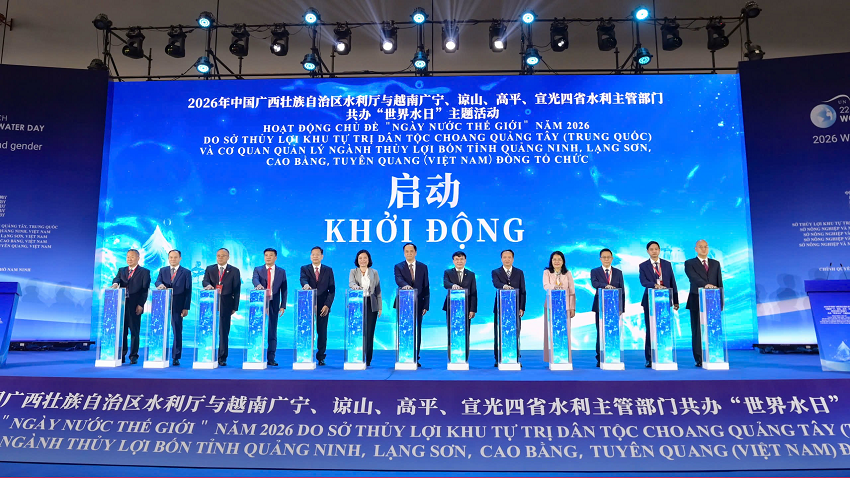 VAWR tham dự hoạt động hưởng ứng Ngày Nước Thế giới 2026 tại Nam Ninh, Trung Quốc và ký kết biên bản hợp tác với Viện Khoa học Thủy lợi Nam Kinh, Viện Khoa học Thủy lợi Quảng Tây