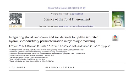 Integrating global land-cover and soil datasets to update saturated hydraulic conductivity parameterization in hydrologic modeling