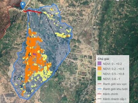Nghiên cứu áp dụng công cụ viễn thám và bộ chỉ số giám sát cây trồng - Phân tích đánh giá thí điểm năng suất cho khu tưới thuộc tỉnh Ninh Thuận