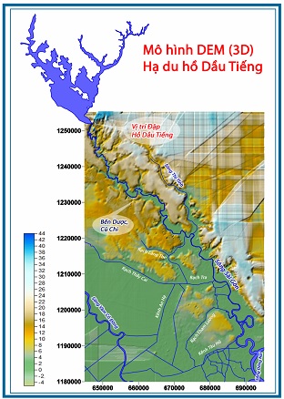 Kết quả nghiên cứu ảnh hưởng việc xả lũ hồ chứa Dầu Tiếng lên hạ du sông Sài Gòn