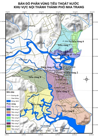 Giải pháp công trình giảm thiểu ngập lụt khu vực nội thành thành phố Nha Trang