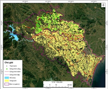 Ứng dụng chuỗi thời gian ảnh SENTINEL-1 SAR và học máy trong quản lý thủy lợi: Lập bản đồ lúa và xác định thời kỳ sinh trưởng phục vụ tính toán nhu cầu nước theo FAO-56