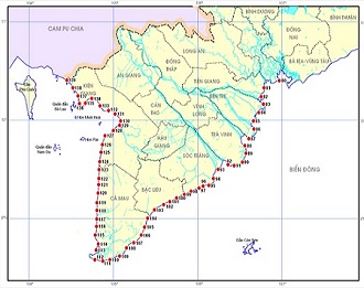 Xây dựng bộ thông số cơ bản về mực nước phục vụ công tác thiết kế xây dựng đê biển Nam Bộ