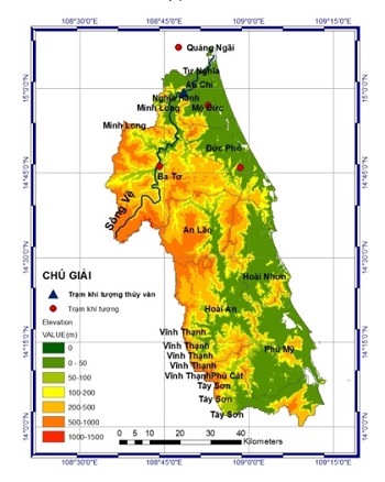 Ứng dụng mô hình học máy Random Forest mô phỏng dòng chảy của lưu vực sông Vệ-Quảng Ngãi