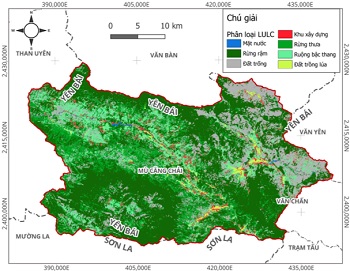 Phân loại sử dụng đất bằng mạng nơron tích chập trong nghiên cứu thủy văn cho huyện Mù Cang Chải