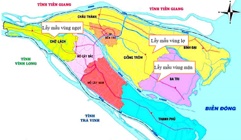 Giải pháp cải tạo vật liệu nạo vét từ hệ thống công trình thủy lợi để làm nền đường giao thông nông thôn và san lấp mặt bằng trên địa bàn tỉnh Bến Tre