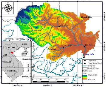 Đánh giá định lượng sự biến đổi lượng mưa trên lưu vực sông Hiếu, Nghệ An giai đoạn 1969 -2024