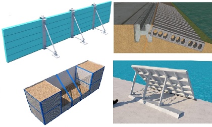 Các giải pháp công nghệ mới chống tràn cho đê sông và cửa khẩu