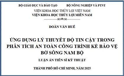 Thông tin Luận án TSKT của NCS. Doãn Văn Huế