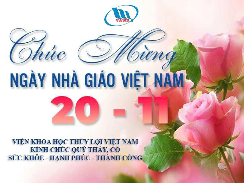 Viện Khoa học Thủy lợi Việt Nam chúc mừng Ngày nhà giáo Việt Nam